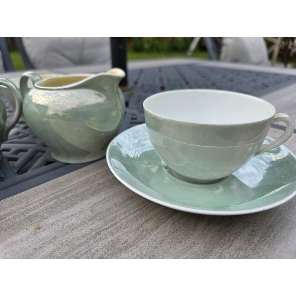 Victoria Czech Lusterware Tea Set